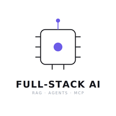 Обложка курса «Full-Stack AI: RAG, Агенты, MCP с нуля до production» на Stepik