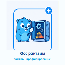 Обложка курса «Go под капотом: рантайм, память, профилирование» на Stepik