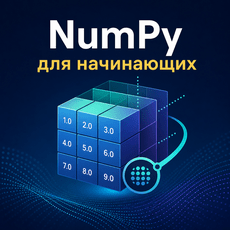 Обложка курса «NumPy для начинающих» на Stepik