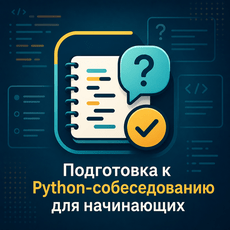 Обложка курса «Подготовка к Python-собеседованию для Junior» на Stepik