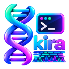 Обложка курса «Биоинформатика с нуля: полный геномный (WGS) конвейер на kira» на Stepik