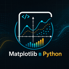 Обложка курса «Matplotlib в Python: основы и продвинутые приёмы» на Stepik