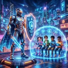 Обложка курса «Кибергерой 2. Кибербезопасность для детей 7+» на Stepik
