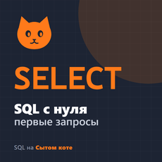 Обложка курса «SQL с нуля для начинающих» на Stepik
